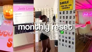 LIFE/MONTHLY RESET💌| getting out of my 2 month funk, getting back into a routine & mini life update!