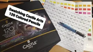 Swatch & Chat | New 120 Castle Arts Colored Pencils