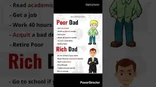 #rich and poor dad 🤑🤑🤑#motivation#changeyourmindsetchangeyourlife#sehar