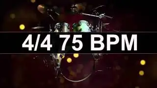 🔴 Drums Metronome 75 BPM