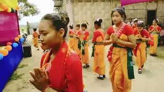 Bodo traditional culture of Bodoland (Assam) 🌎🥀💃 || school program || U. N. Academy of bodo school 👌