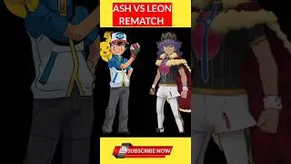 Ash vs Leon new Rematch kon banega champion 🏆 #pok&eacute;mon #shorts #ashvsleon #pokemonjourny #anime