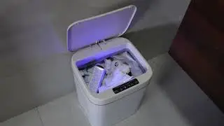 Kick dustbin open