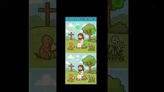 Faith & Fun Game: Spot 3 Differences in Jesus and The Cross