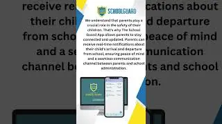 The school guard - Stay Safe with Student Safety App!