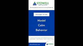 Holiday Regulation Strategies: 6 - Model Calm Behavior