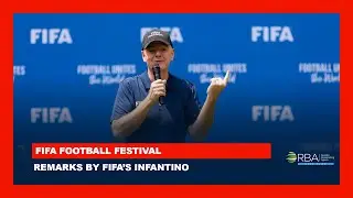 Football is a magic instrument that transforms one into a happy person - FIFA's Gianni Infantino