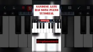 Border2 movie song piano tutorial | border 2 #piano #border2 #shorts  #pianocover