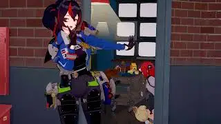 Zzz Zhu x Alice x Yuzuha  mmd #zenlesszonezero #animation #zzz #mmd #fun