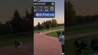 Double play! #baseball #kidsbaseball #10ubaseball
