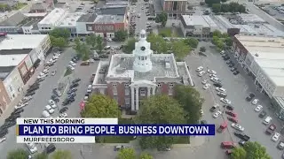 Plan to bring people, businesses to downtown Murfreesboro