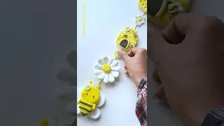 🐝Настенное украшение #шорты #jennahandcrafts