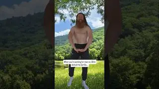 Yeah... no 💯 vs 🦍#100menvs1gorrila #menvsgorilla #gorilla #imokthanksmate #run #fight #ginger #funny