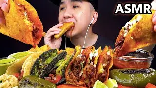 ASMR FOOD TRUCK BIRRIA TACOS w/ CONSUMÉ MUKBANG (No Talking) EATING SOUNDS | BUN ASMR