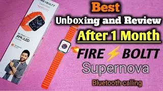 FIRE⚡ BOLTT Supernova Smartwatch Unboxing and Review [After 1 month]🤩 #gauravsinghmind #fireboltt