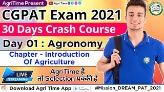 🔴 #LIVE | Misson PAT Exam 2021 | Day 01 | Class01 | Agronomy | Crop Production |AgriTime