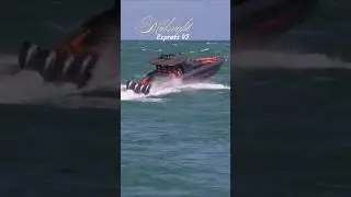 Midnight Express 43 Running Haulover Waves Gauntlet! Insane Conditions...