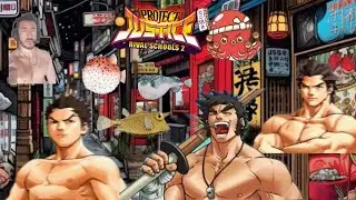 Burning Batsu, Hayato Nekketsu & Wild Daigo Battle - Project Justice/Rival Schools 2 - Mael Zombie