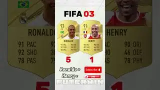 R9 vs. Henry FIFA comparison | who is the G.O.A.T.?  FIFA98-FIFA11 #eafc #fifaultimateteam #iconic