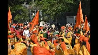 Nav-Varsha Swagat Yatra 2023 | Siddhachal Elite, Thane (W) | @thaneupdate BY Raju Bist