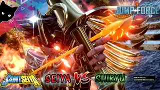 Jump Force gameplay - Seiya VS Shiryu (no commentary fighting game)
