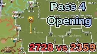 2728 vs 2359 — PASS 4 OPENS! Orleans Hell KvK 🔥 Rise of Kingdoms Live