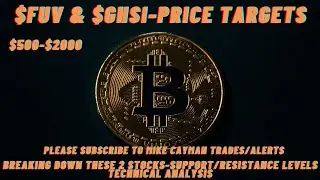#FUV & #GHSI-Price Targets-Technical Analysis-$500-$2000