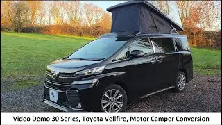 Video Demo of a Eleivating Roof fitted to a 30 Series Toyota Vellfire