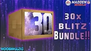 Madden Mobile 17 Cyber Monday?!?! 30x Blitz Bundle Opening!