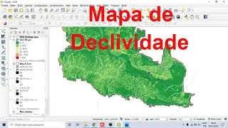 Mapa de declividade com imagem SRTM no QGIS