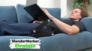 ✅Laptoptisch f&uuml;r Sofa, Bett, 2 USB-L&uuml;fter, www.tatkraftshop.eu #laptoptisch WonderWorker Einstein