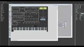 Bleep bloop messing around on a VST synth I'm making in SynthEdit