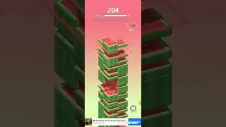 Juicy Stack. Block&Tile Puzzle precision block logic puzzle game Levels 1-10 Score 204 gameplay part