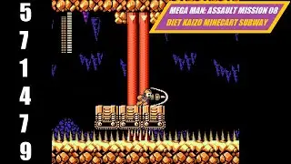 Mega Man Maker: Diet Kaizo Minecart Subway - Assault Mission 08