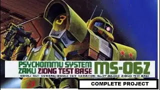 Psychommu System Zaku Zeong Test Base type MS-06Z. Complete build!