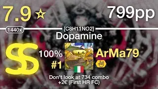 7.9⭐ArMa79 | U1 overground - Dopamine [C8H11NO2] +HR #1 799pp SS
