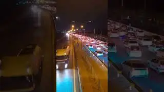 Massive Road block on Shahid Bagheri Highway outside Tehran as people attempt to flee