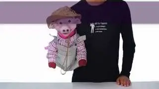 Aaron baby pig puppet, professional puppet for sale, stage puppets