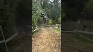 Cwmcarn Downhill Race - Practice Session