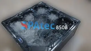 Jacuzzi Buiten spa Spatec 850B zwart