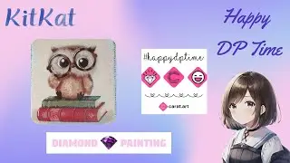 {Diamond Painting 50} Book Owl #happydptime