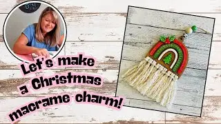 SVG Clubhouse September 2022 Let's make a Christmas macrame car charm!