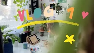 Vlog 1 - December 2020 - daily text notes, packing orders, winter walk