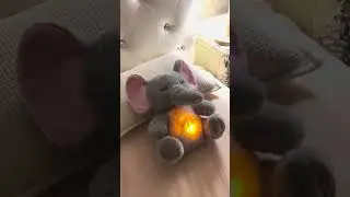 ✨🧸 Elecart Breathing Stuffed Animal | Soothe Snuggle Elephant Plush | Sleep Companion for Kids! 🌙🎶💖