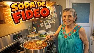 Sopa de fideo al estilo sazón de Locha 