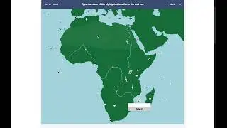 [WR] Seterra - Africa Physical Features in 39.646 seconds [Type]