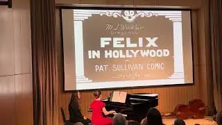 Playing the Score I Wrote LIVE - Silent Film: Felix in Hollywood