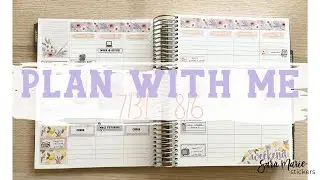 Plan with Me | July 31st - August 6th 2023 | Kit 154 | Sara Marie Stickers |