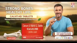 Calvit-HD Tablets | Calcium & Vitamin D3 for Strong Bones & Joint Health | Bone Strength Supplement