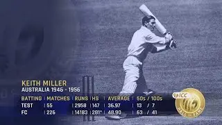Meet the ICC Hall of Famers: Keith Miller | 'All-time great cricket player, cricket person'